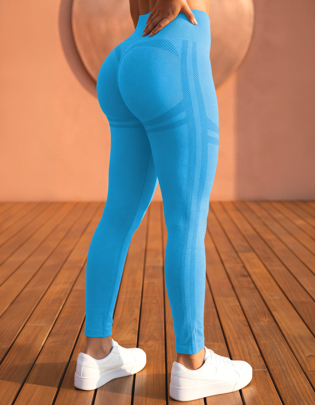 Leggings Push Up Mujer Levanta Glúteos Cintura Alta · Unitalla color Azul