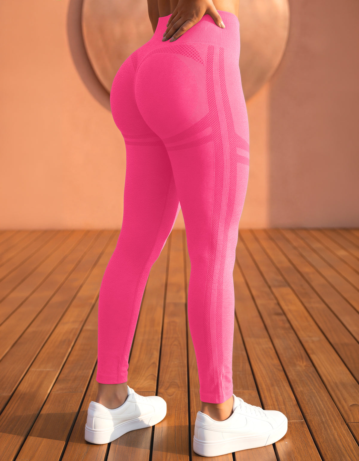 Leggings Push Up Mujer Levanta Glúteos Cintura Alta · Unitalla color Rosa