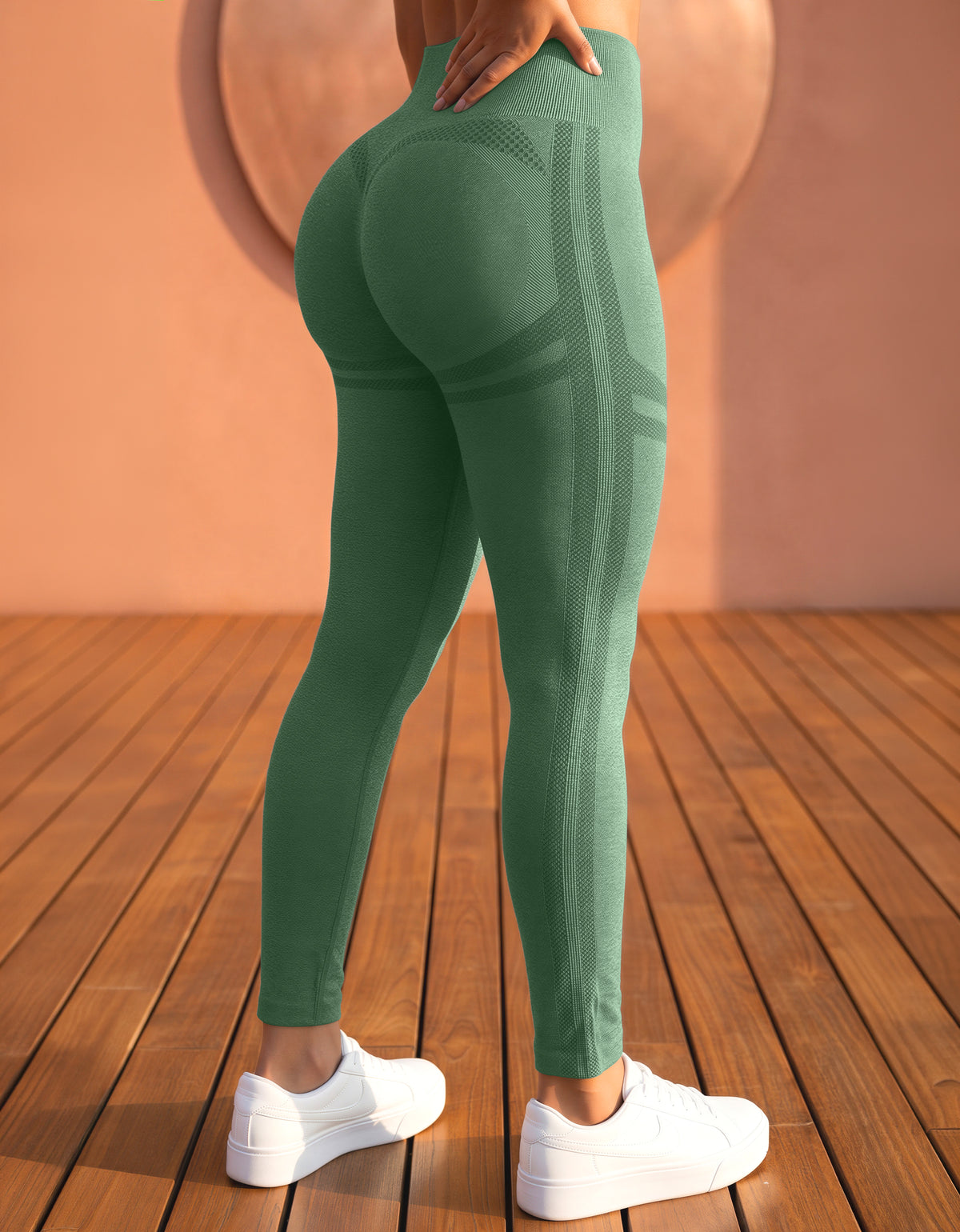 Leggings Push Up Mujer Levanta Glúteos Cintura Alta · Unitalla color Verde