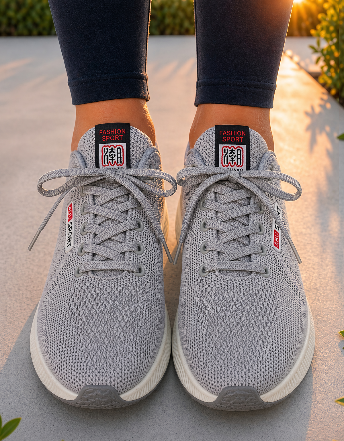 Tenis para Correr Hombre y Mujer Ligeros y Transpirables · Tallas 39 a 44 color Gris