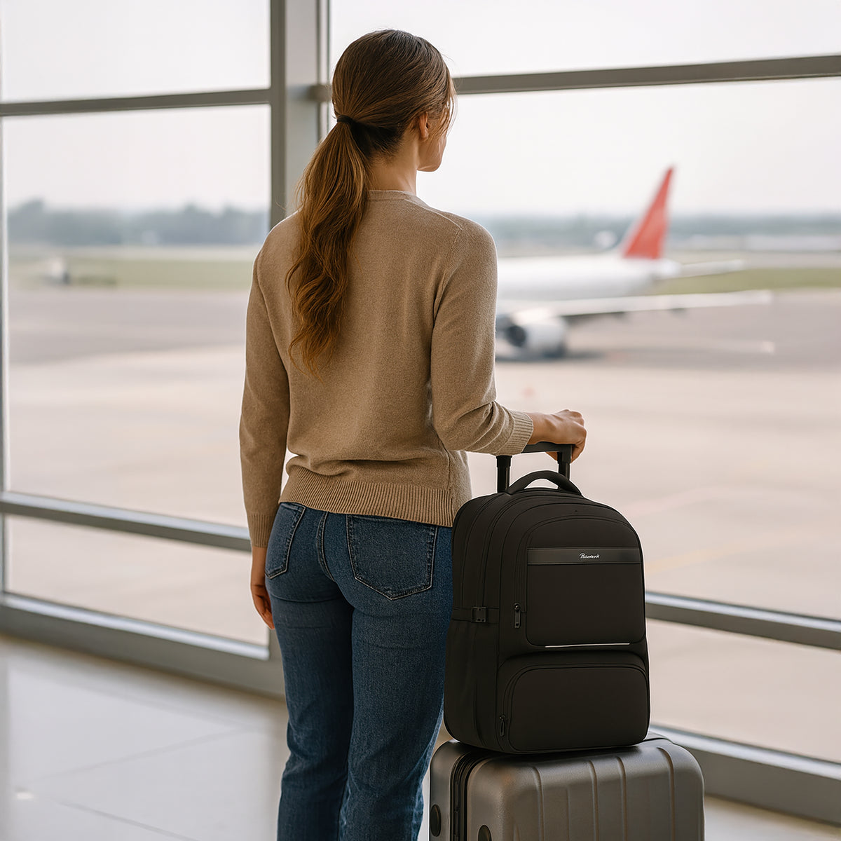 Mochila para Laptop 15" con Compartimento Térmico para Lonche · Puerto USB · Impermeable