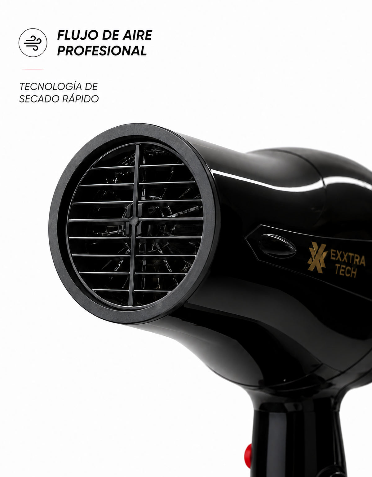 Secadora de Cabello 2000 W · Negro