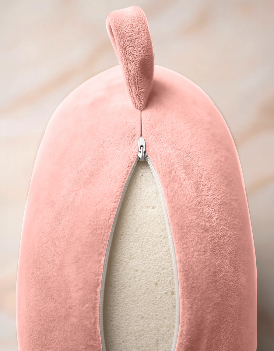 Almohada de Viaje Cervical para Cuello color Rosa