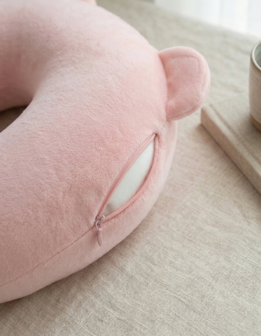 Almohada de Viaje Cervical para Cuello color Rosa ·2