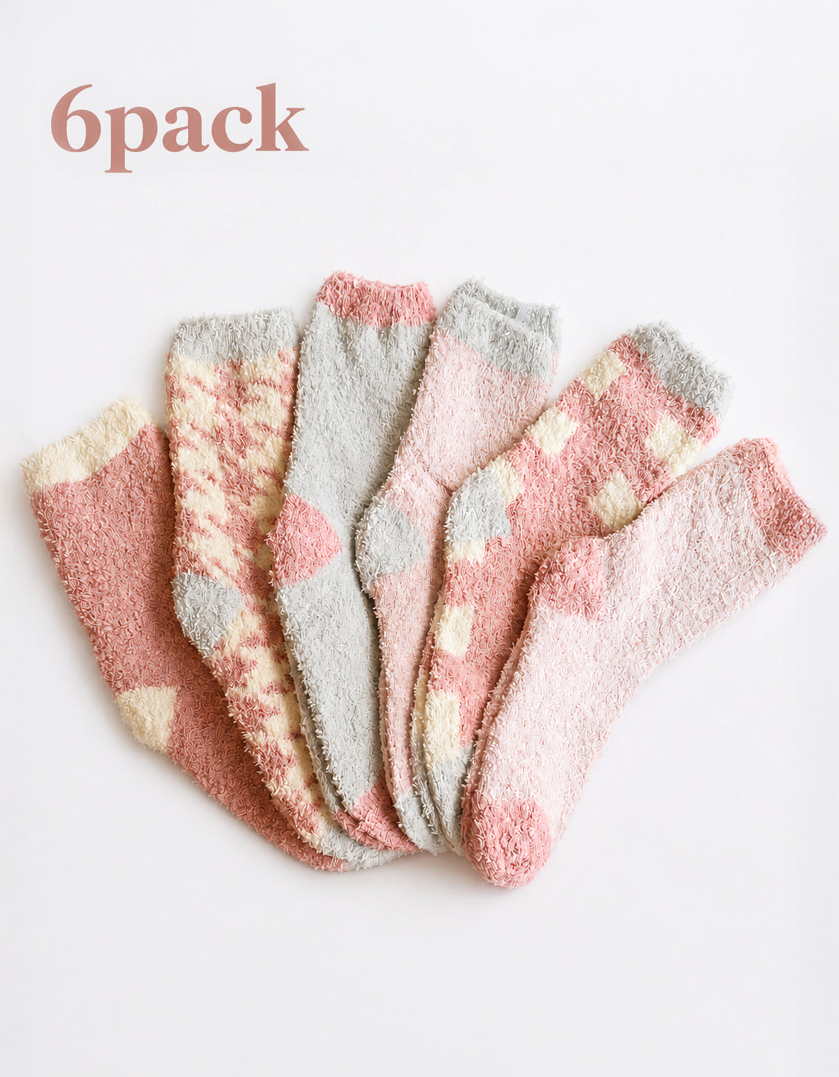 3 pack calcetines suaves afelpados