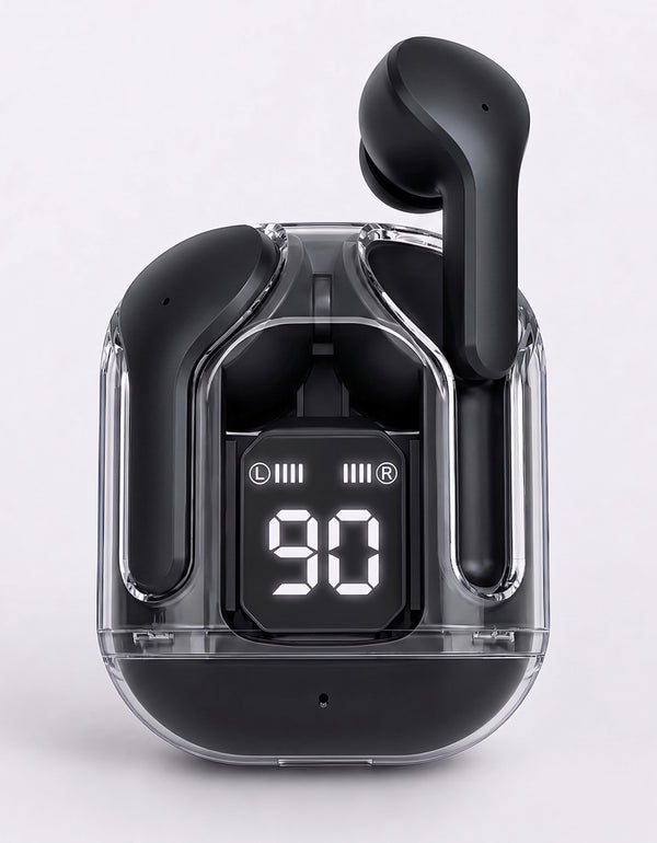 Audífonos Inalámbricos Bluetooth con Luz LED HK3 color Negro