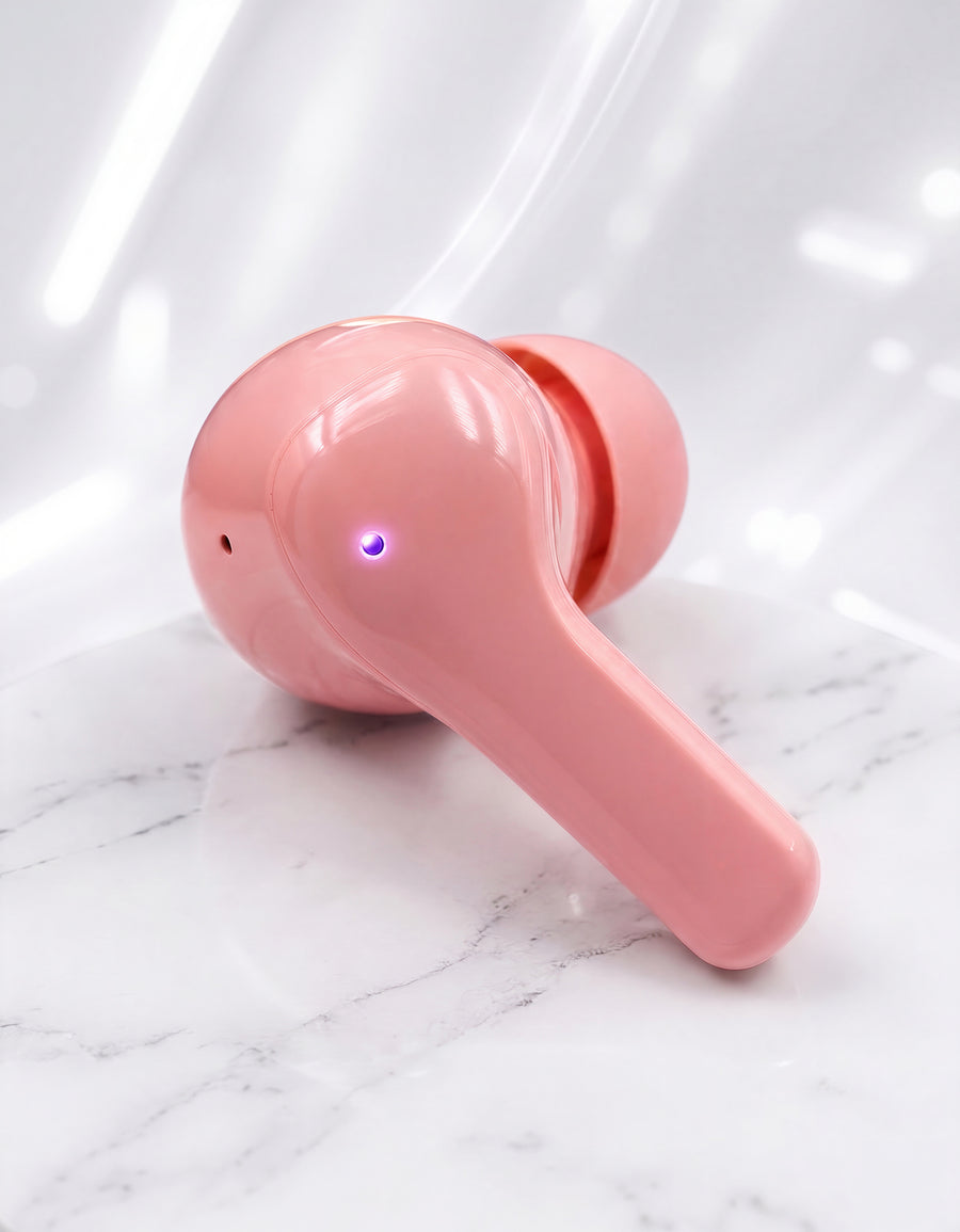 Audífonos Inalámbricos Bluetooth con Luz LED HK3 color Rosa