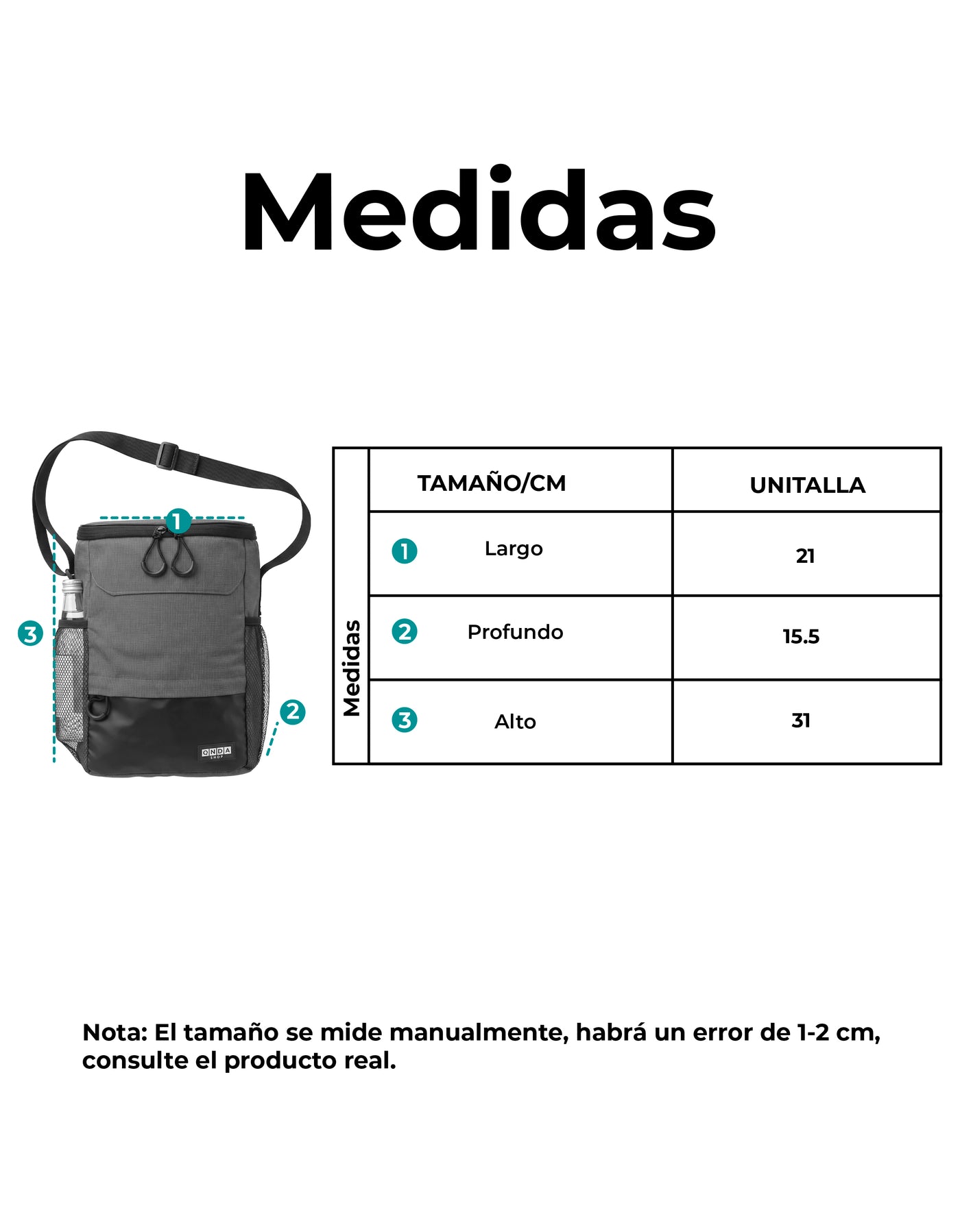 Bolsa Térmica Cooler con Bolsillo Frontal