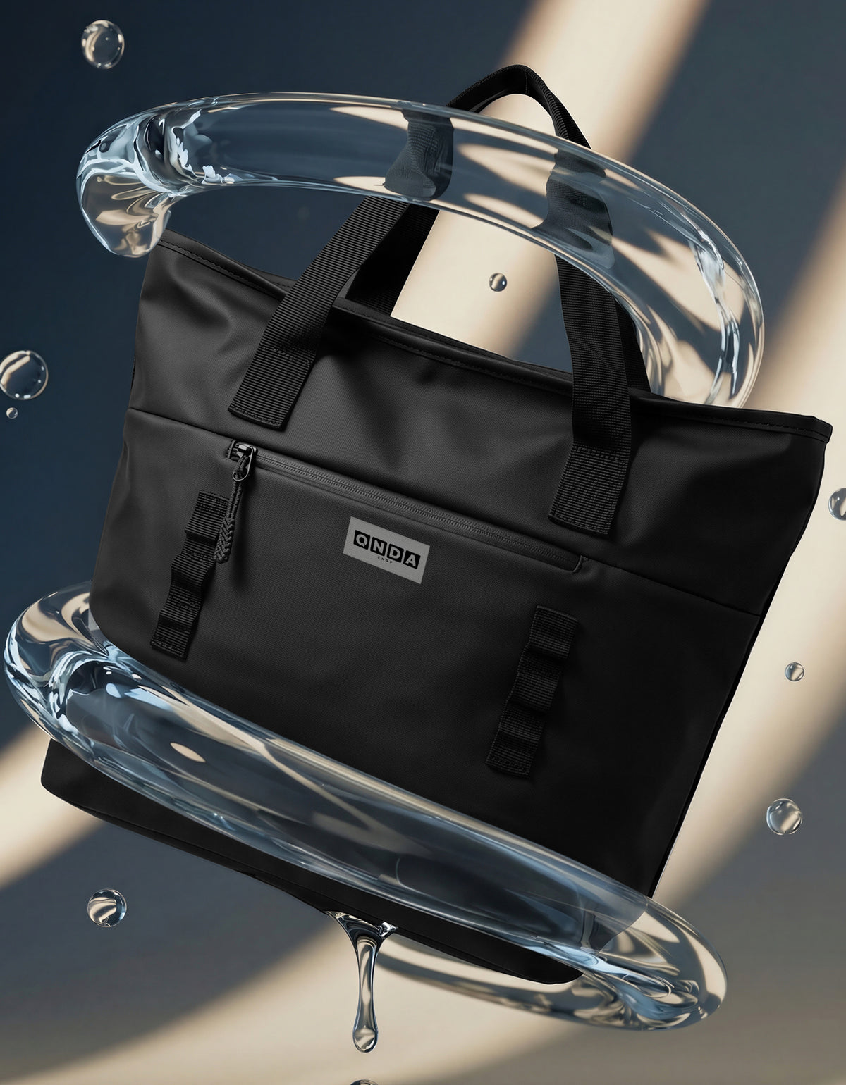 Bolsa Térmica Tote Grande 43 × 14 × 36 cm color Negro