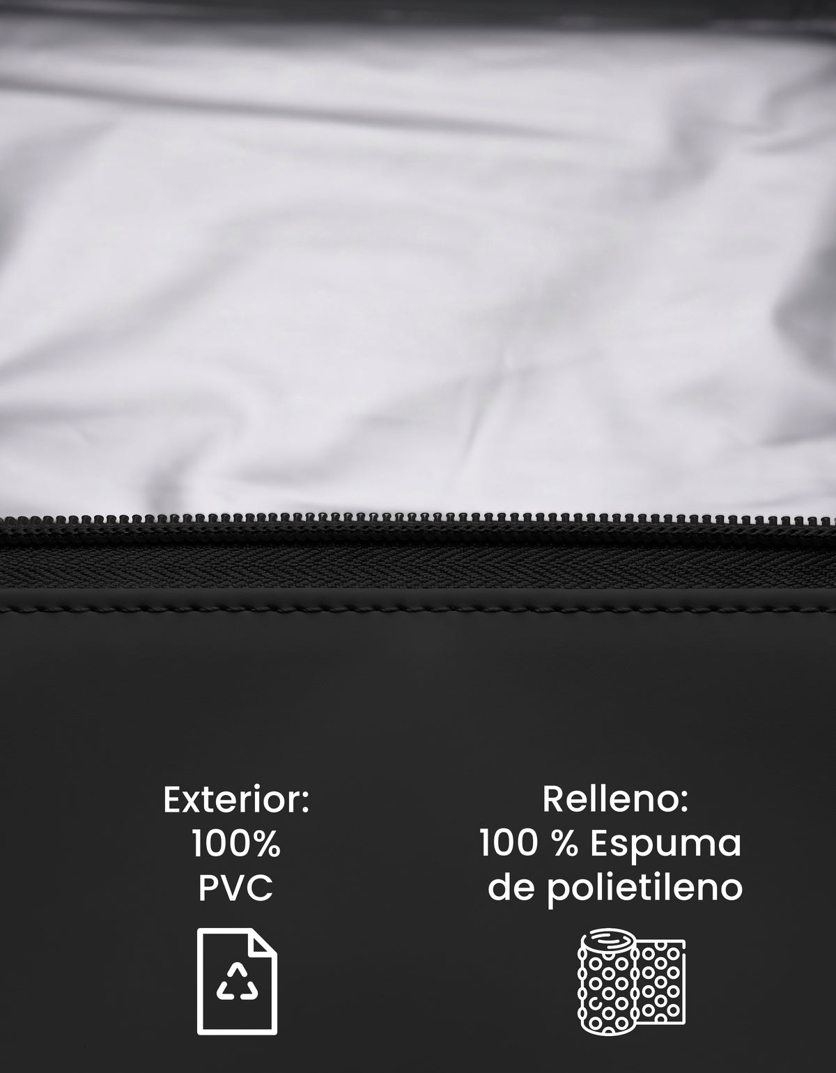 Bolsa Térmica Tote Grande 43 × 14 × 36 cm color Negro