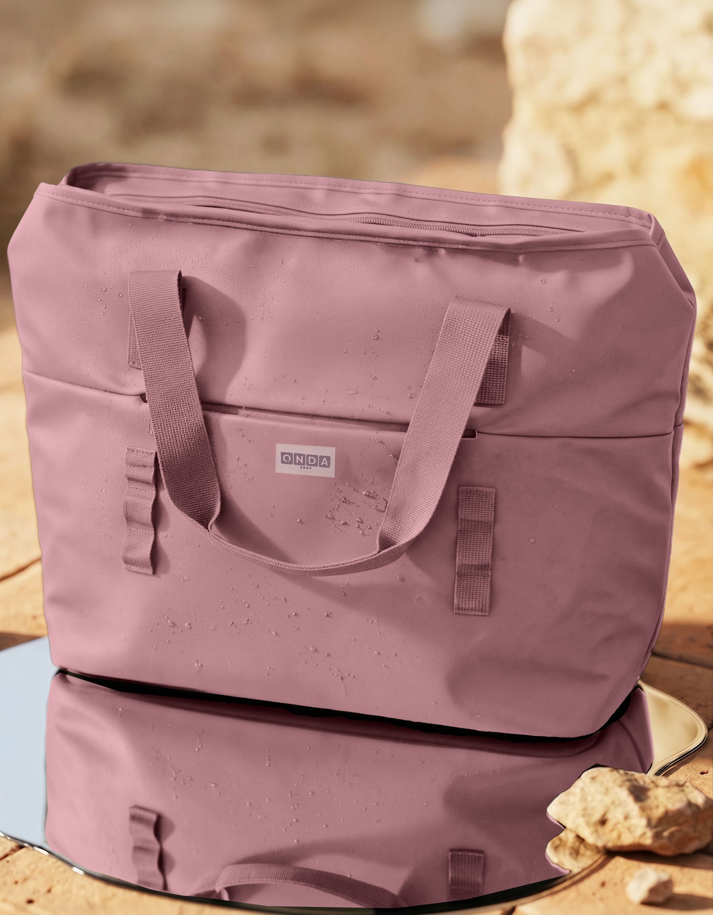 Bolsa Térmica Tote Grande 43 × 14 × 36 cm color Rosa
