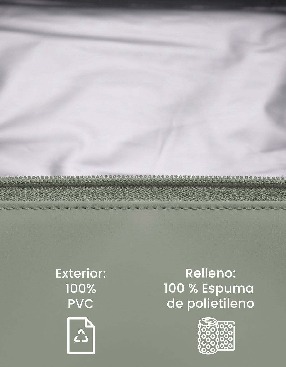 Bolsa Térmica Tote Grande 43 × 14 × 36 cm color Verde Claro
