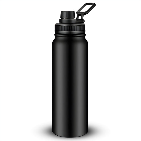 Botella Deportiva de Agua 1 Litro color Negro