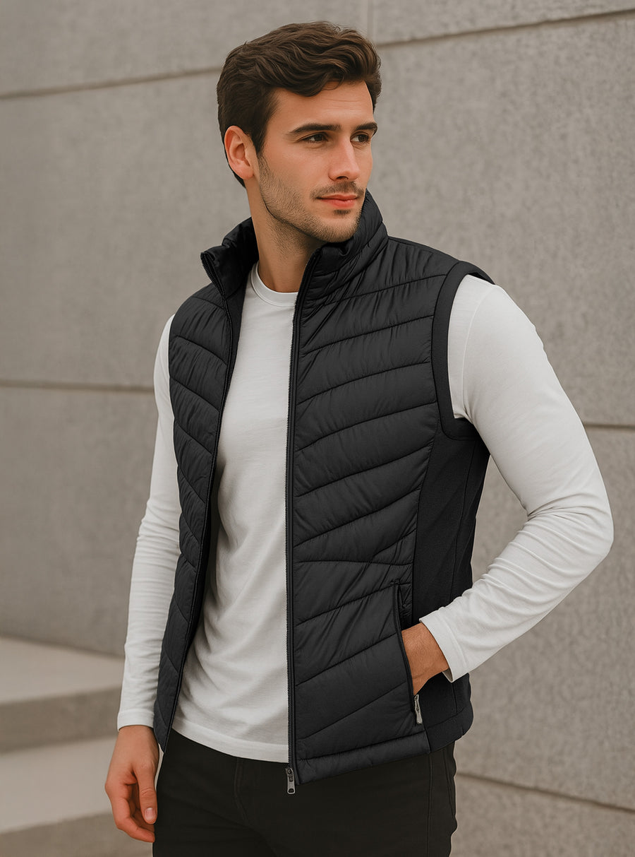 Chaleco Acolchado Hombre Ligero e Impermeable