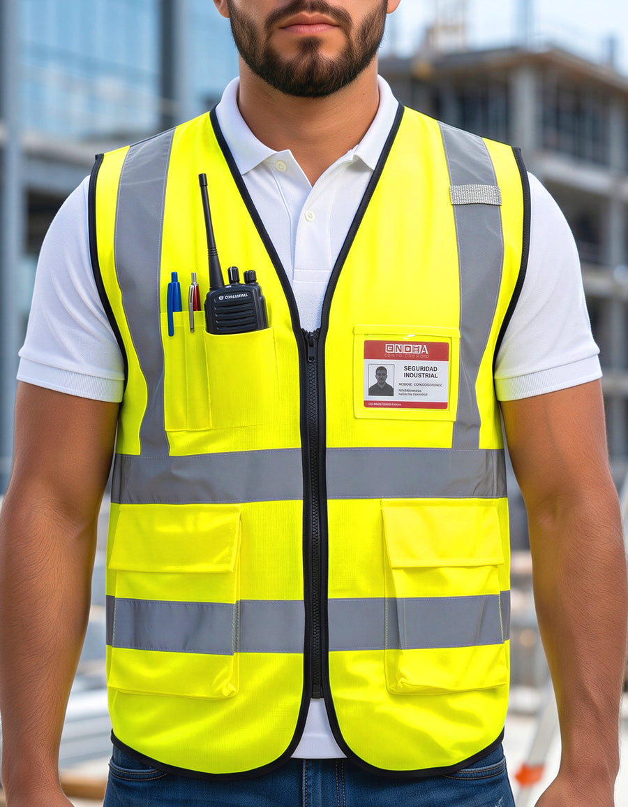 Chaleco de Seguridad Alta Visibilidad con Reflejante color Amarillo