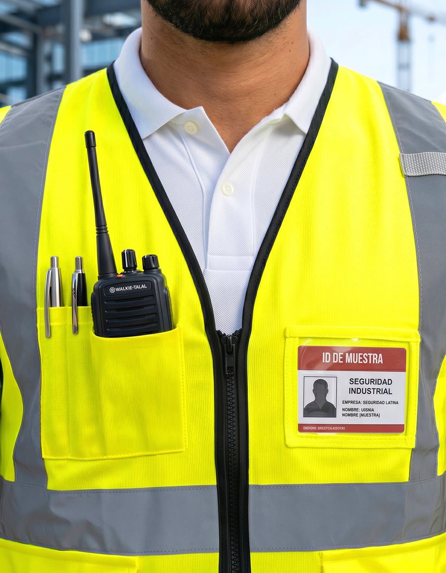 Chaleco de Seguridad Alta Visibilidad con Reflejante color Amarillo