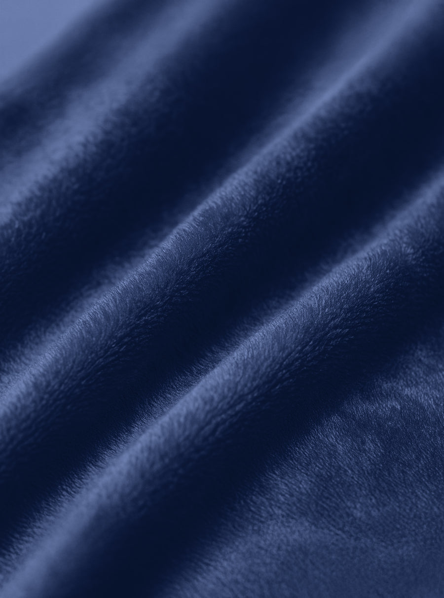 Cobija Ligera Suave 120 × 200 cm color Azul Marino