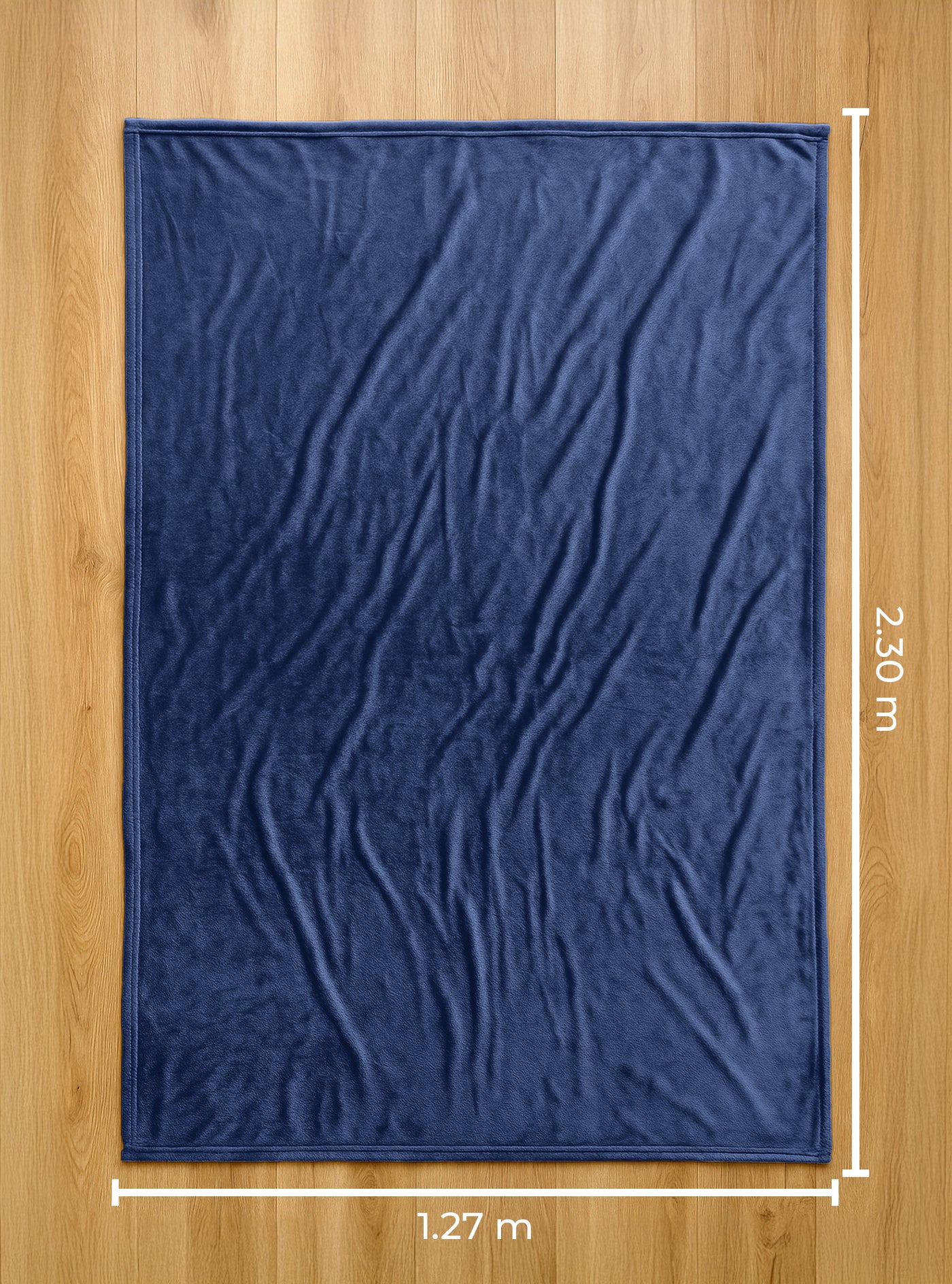 Cobija Ligera Suave 120 × 200 cm color Azul Marino