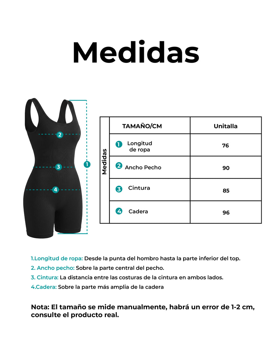 Conjunto Deportivo Mujer Top y Leggings · Set Yoga 2 Piezas color Negro