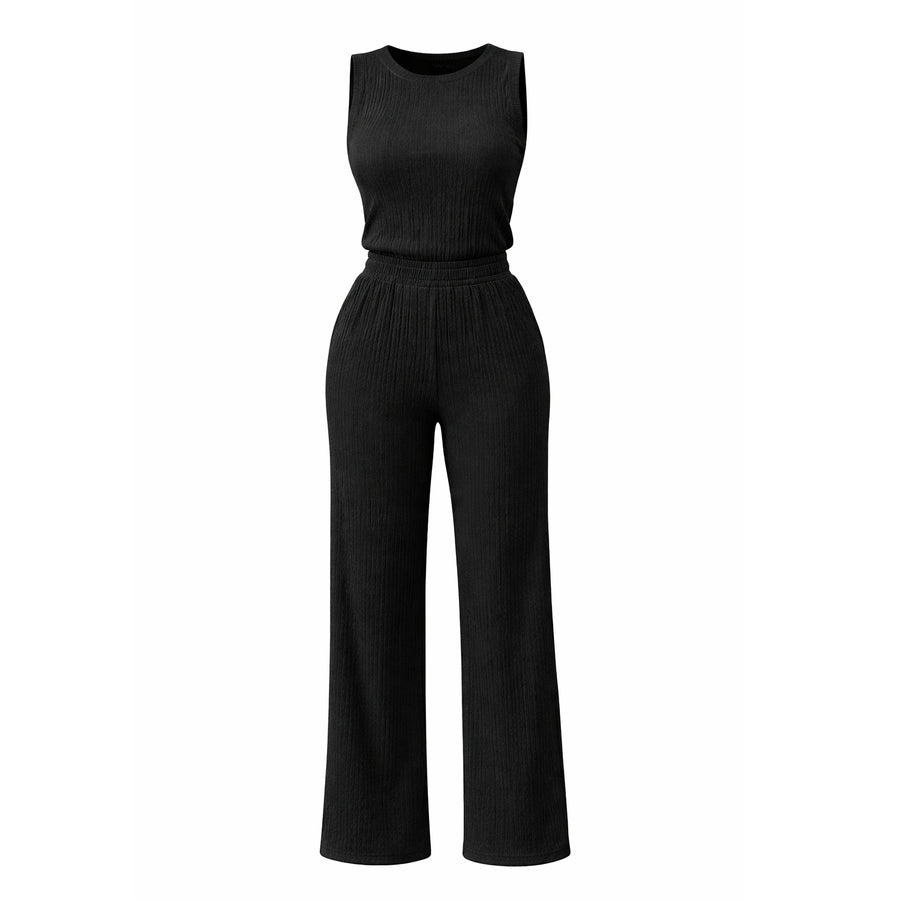 Conjunto Mujer Sudadera y Pants 2 Piezas color Negro