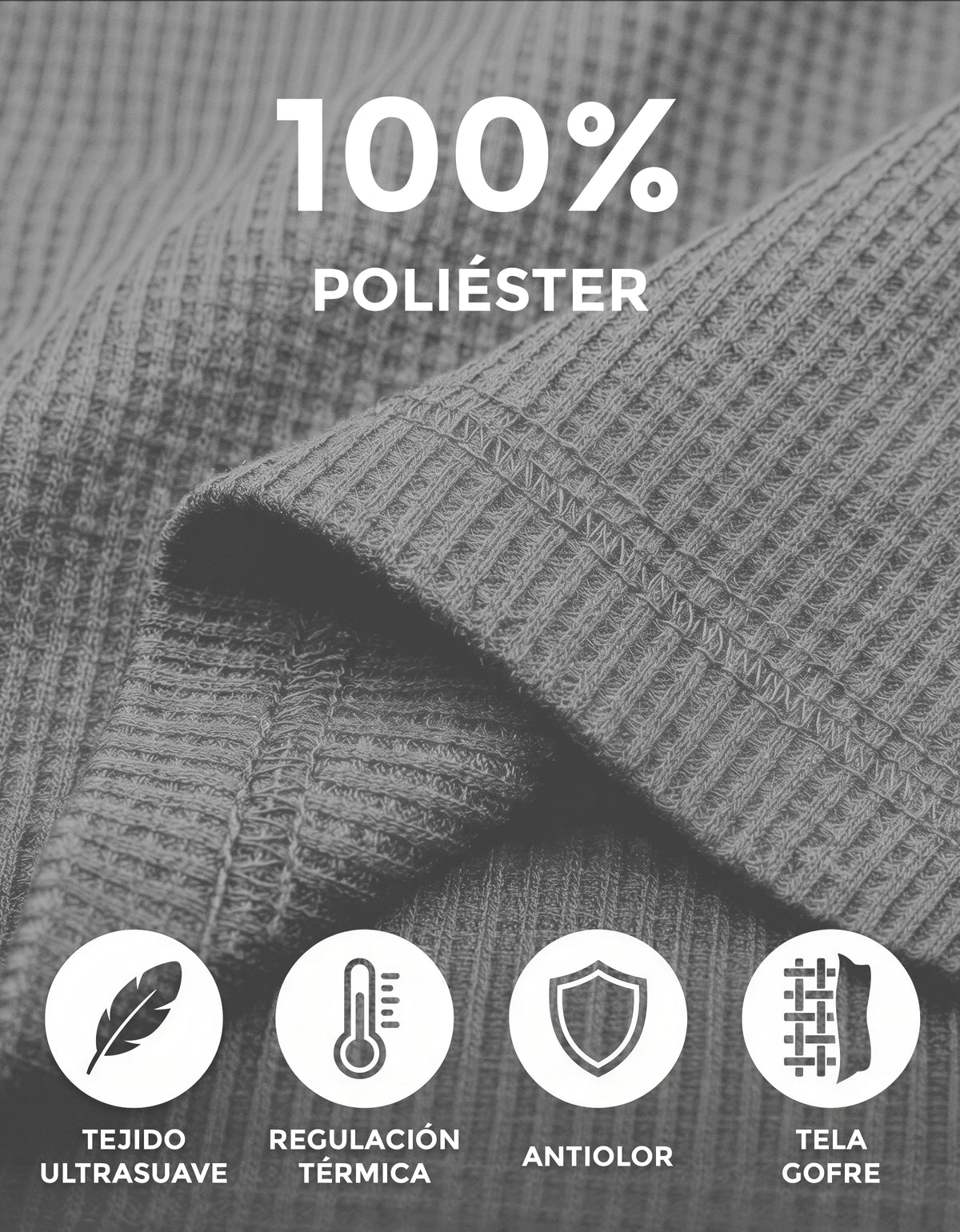 Conjunto Térmico Playera y Pants Polar · 2 Piezas (M5236) color Único