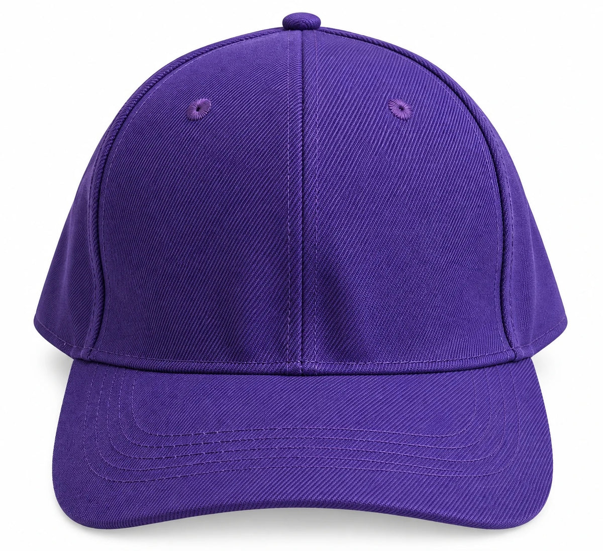 Gorra Lisa Básica de Algodón Unisex color Morado