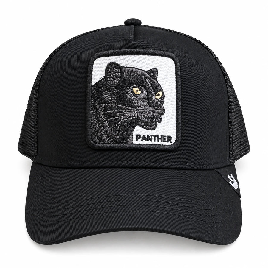 Gorra Trucker con Malla Diseño de Animales · Ajustable · Diseño Pantera negra