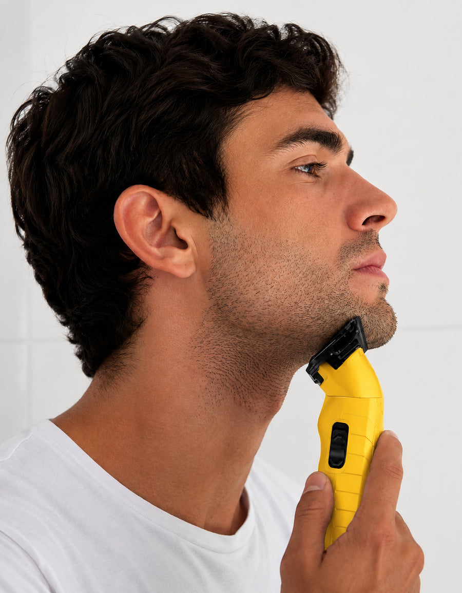 Máquina Cortapelo Recargable USB-C color Amarillo