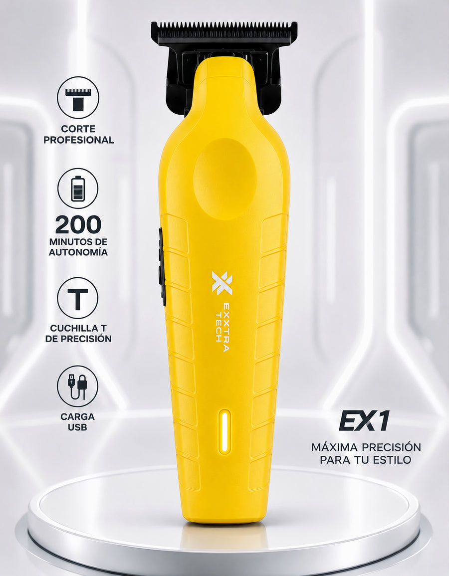 Máquina Cortapelo Recargable USB-C color Amarillo