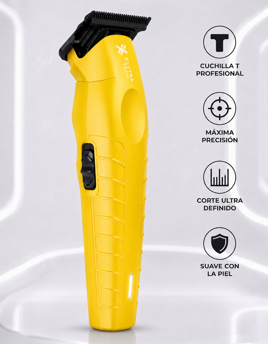 Máquina Cortapelo Recargable USB-C color Amarillo