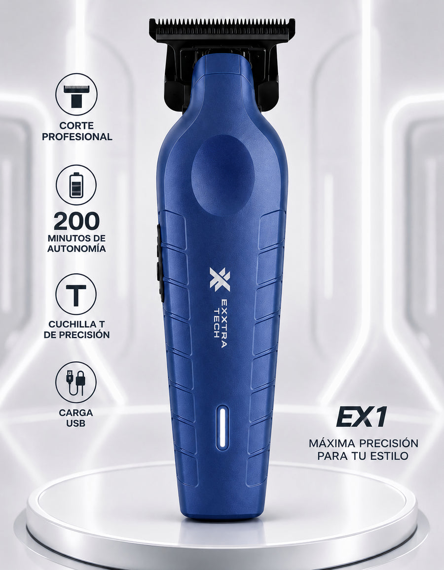 Máquina Cortapelo Recargable USB-C color Azul