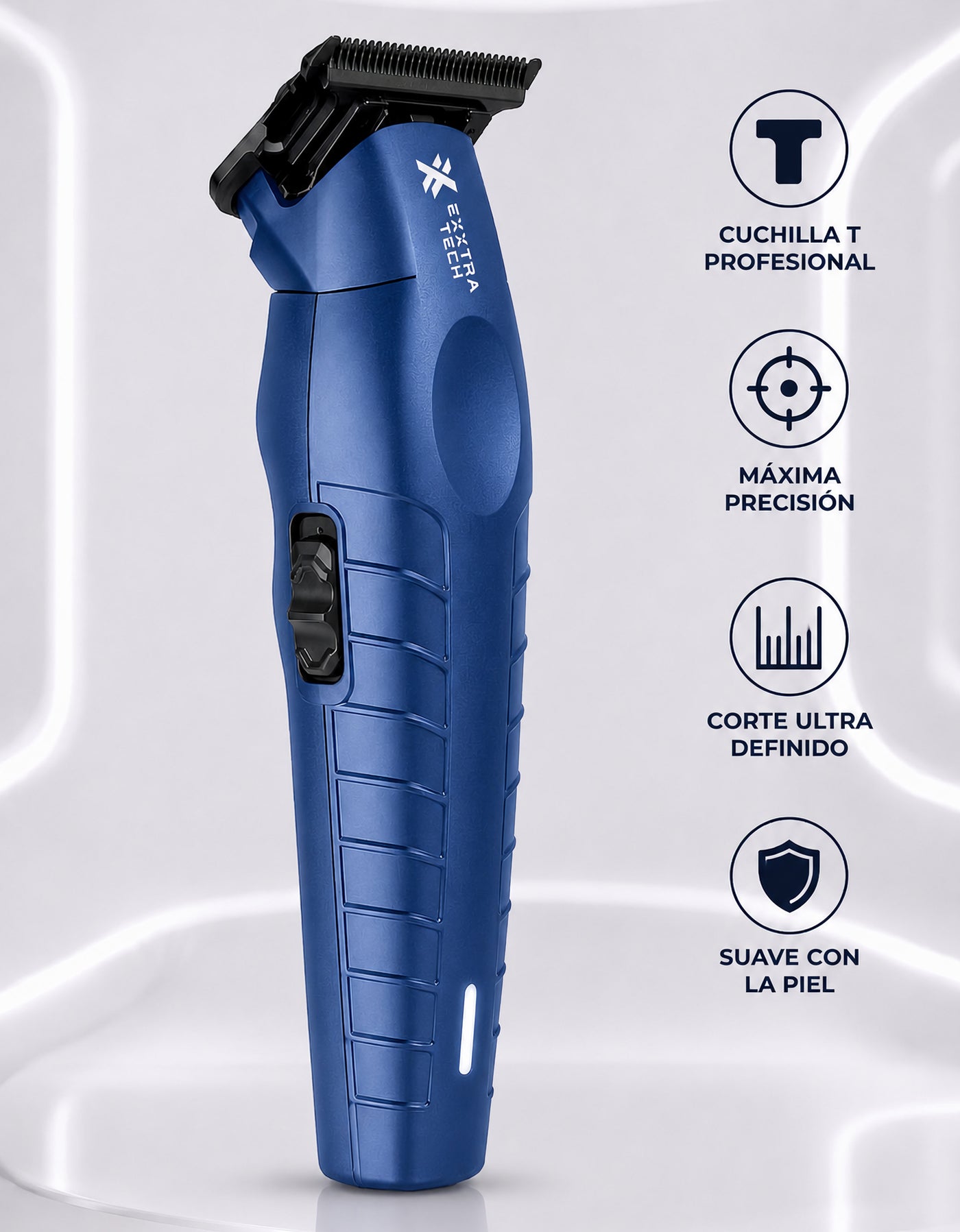 Máquina Cortapelo Recargable USB-C color Azul