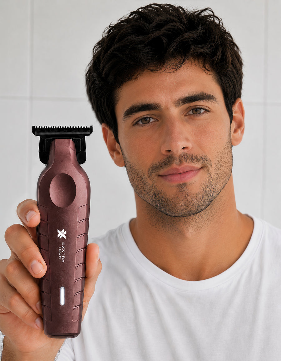 Máquina Cortapelo Recargable USB-C color Vino