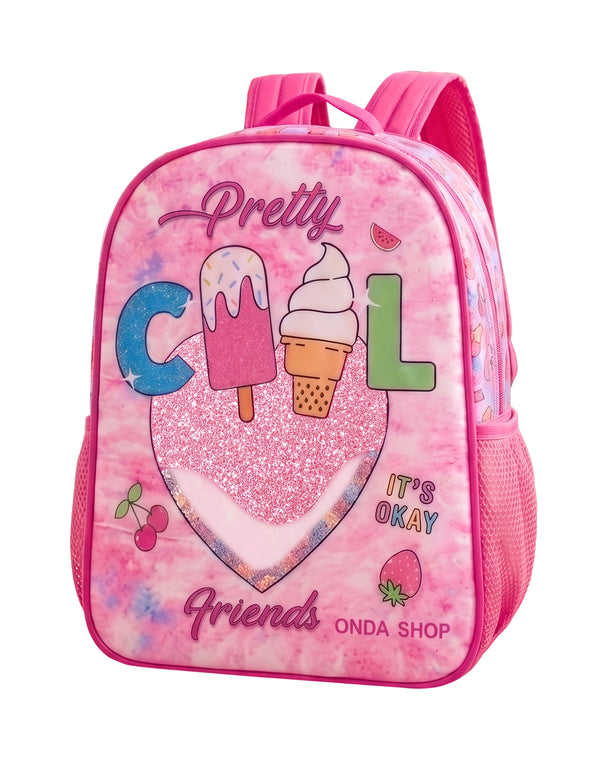 Mochila Escolar y Casual 40 × 30 × 15 cm · Diseño Pretty Cool