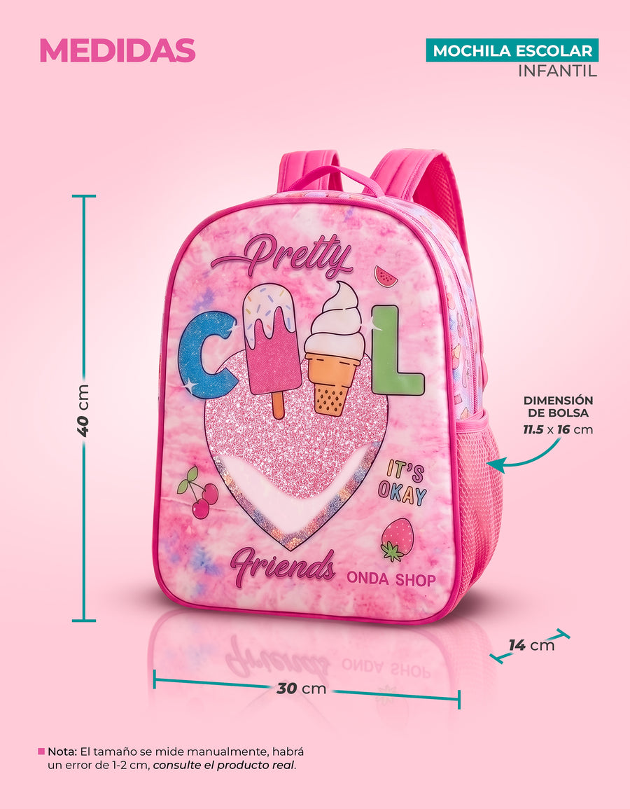 Mochila Escolar y Casual 40 × 30 × 15 cm