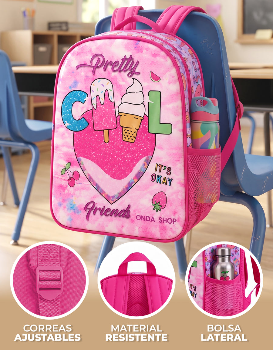 Mochila Escolar y Casual 40 × 30 × 15 cm