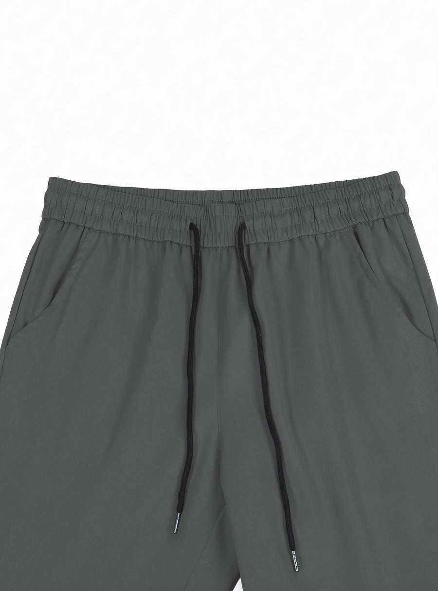 Pantalones Jogger Slim Fit Hombre Deportivos Casuales color Gris