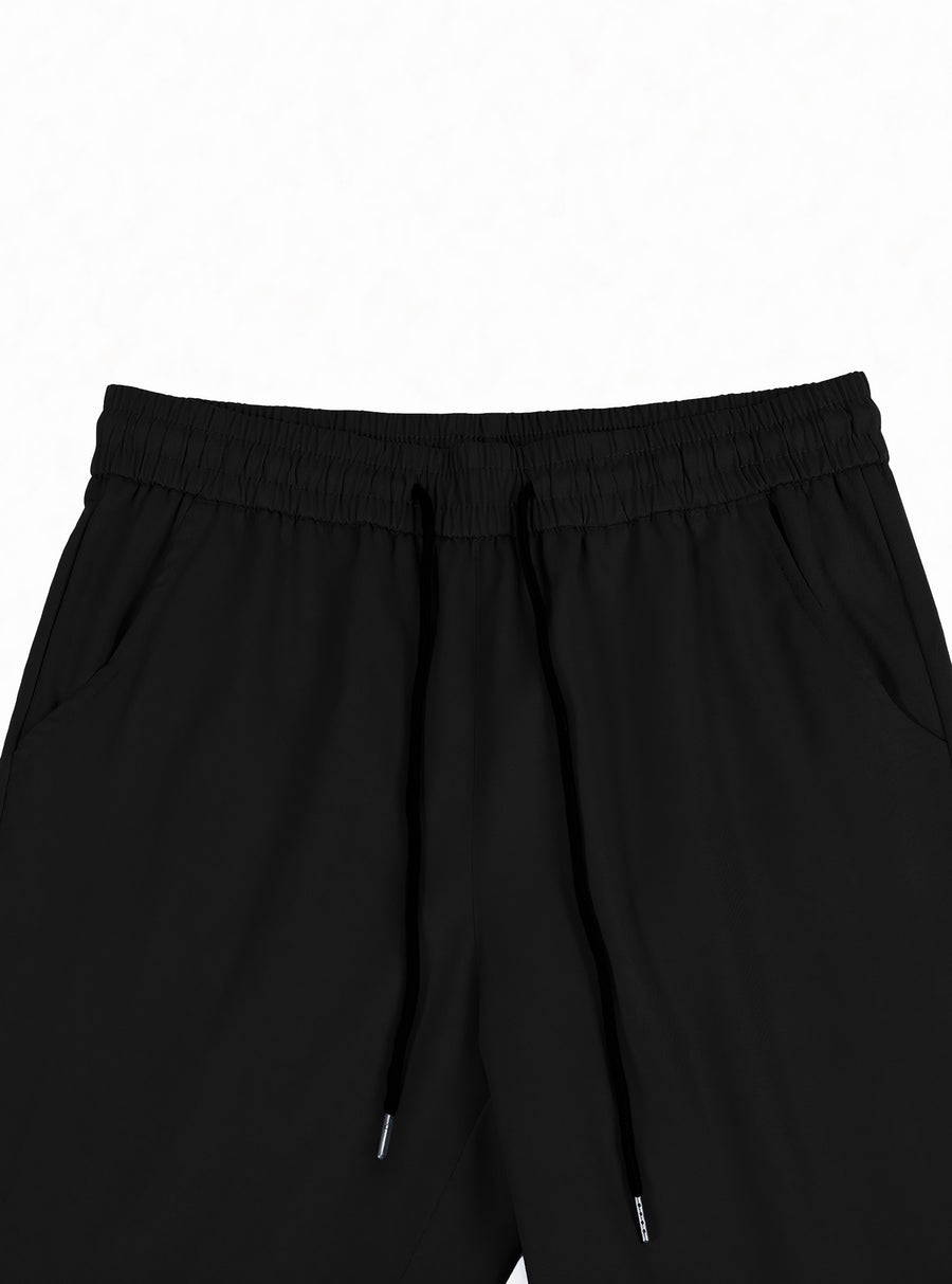 Pantalones Jogger Slim Fit Hombre Deportivos Casuales color Negro
