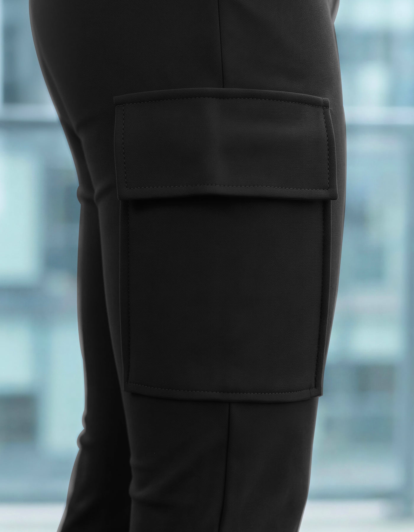 Pants Deportivo Mujer para Gym y Casual color Negro ·2