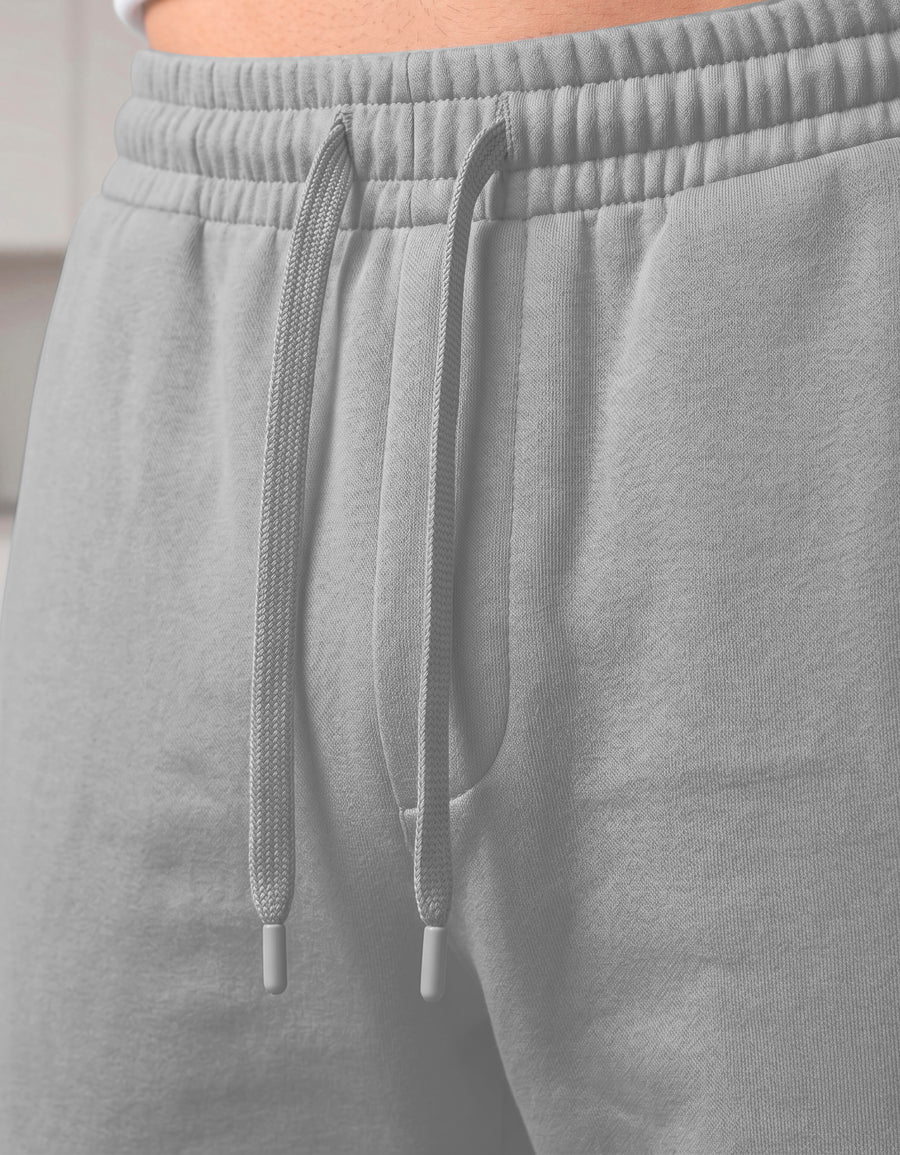 Pants Jogger Hombre Fleece con Bolsillos color Gris Jaspe