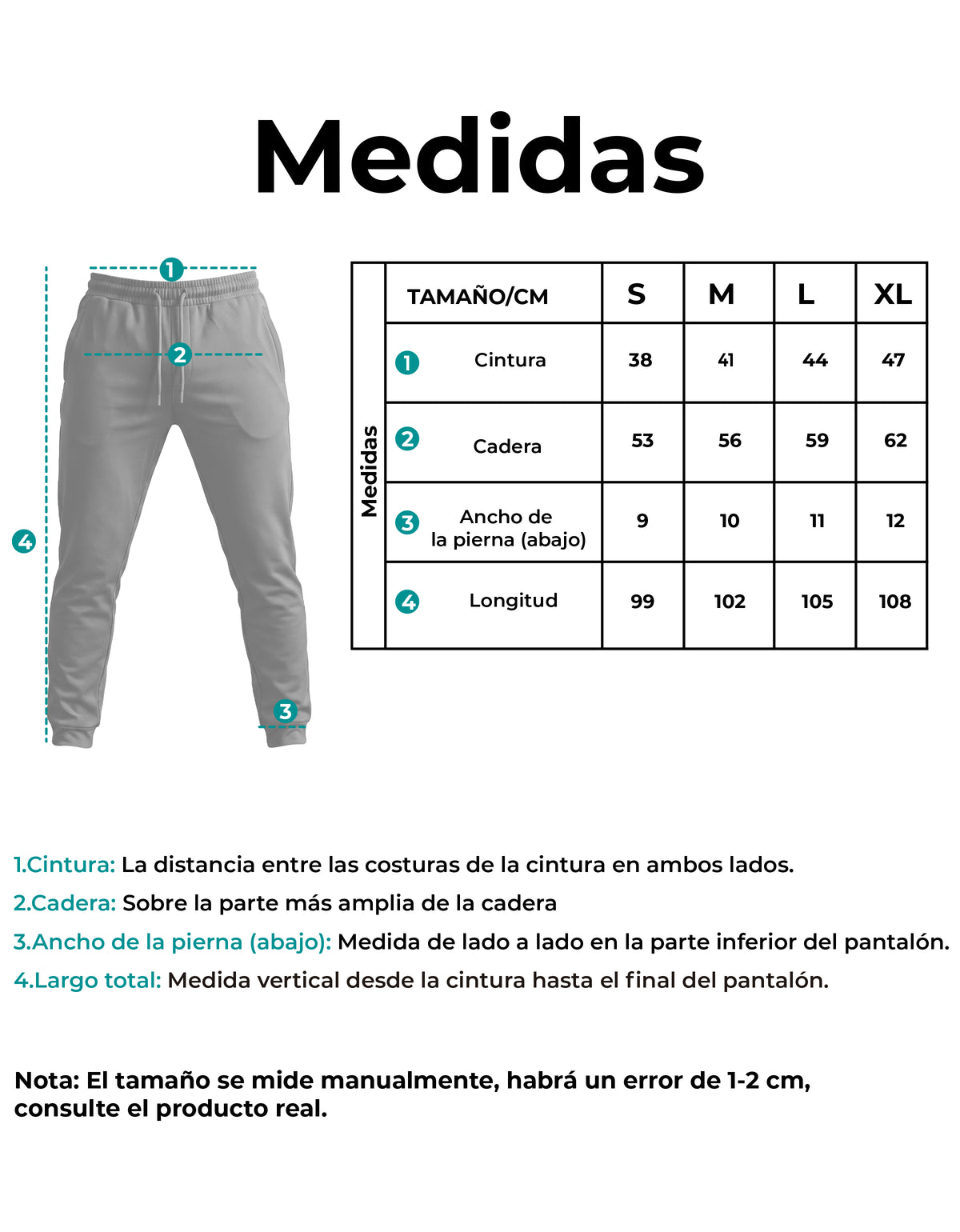 Pants Jogger Hombre Fleece con Bolsillos color Gris Jaspe