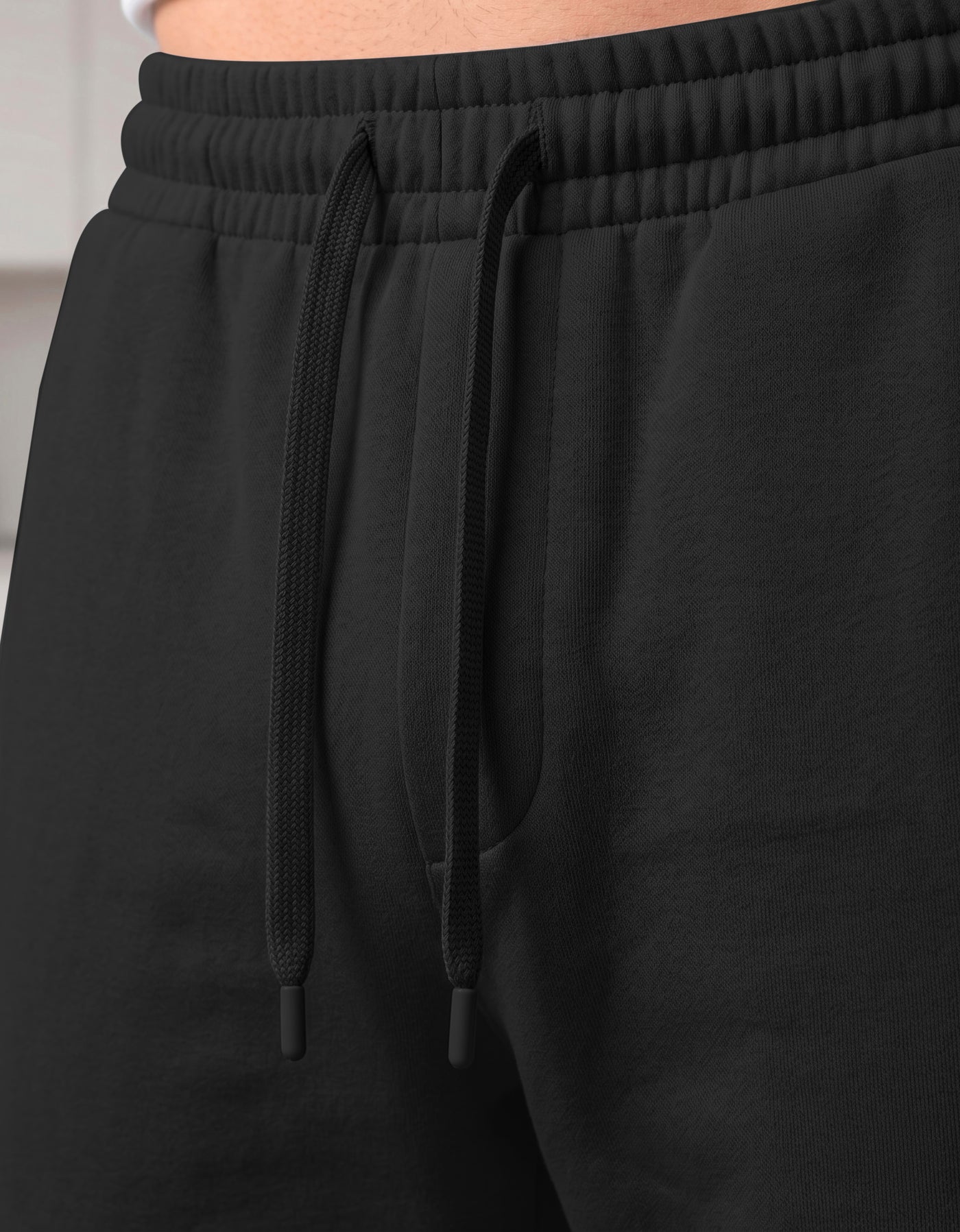 Pants Jogger Hombre Fleece con Bolsillos color Negro