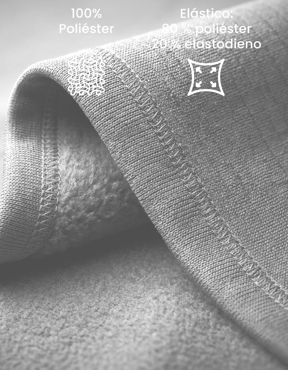 Pants Jogger Mujer Fleece con Bolsillos color Gris Jaspe