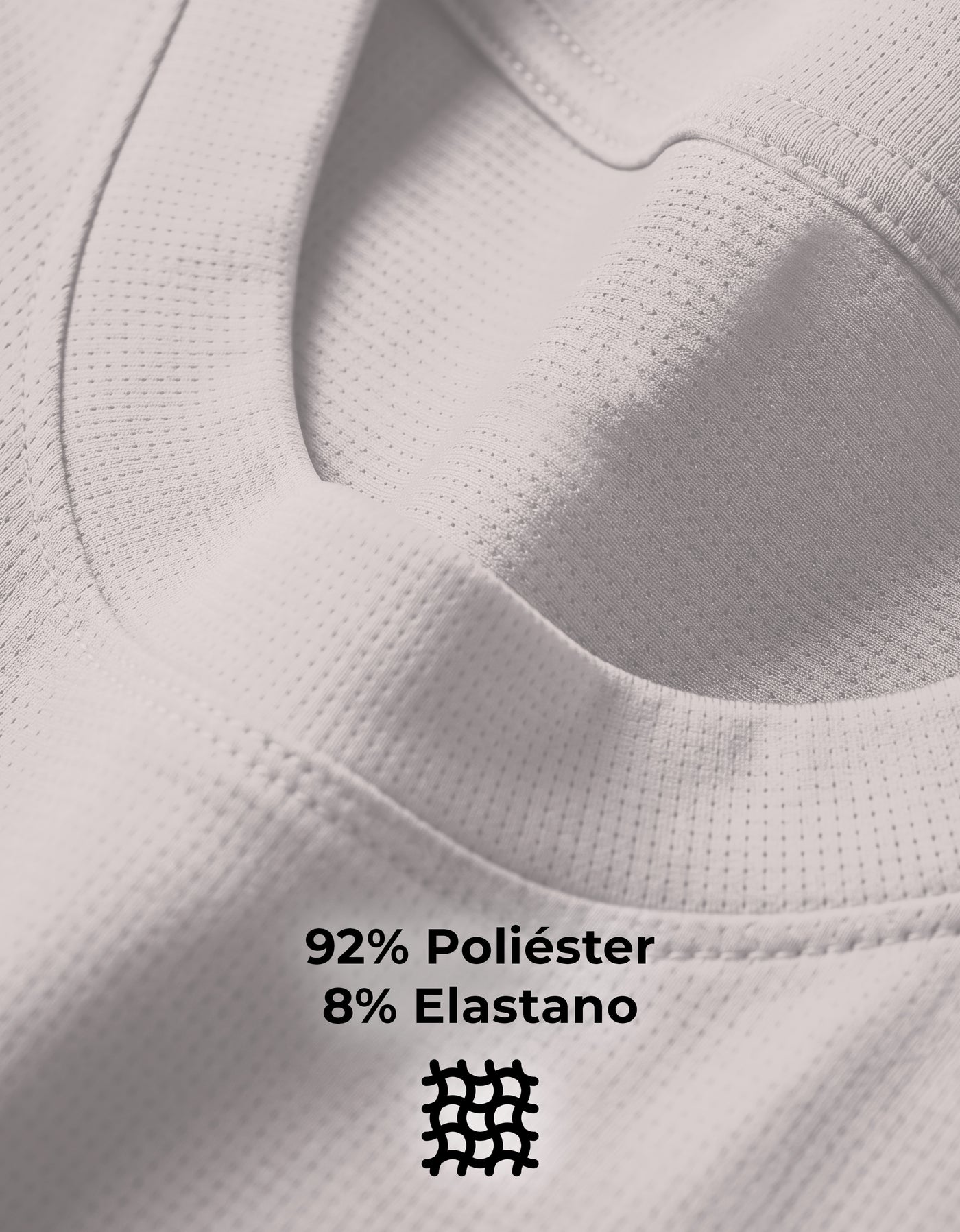 Playera Hombre Cuello Redondo Algodón color Blanco