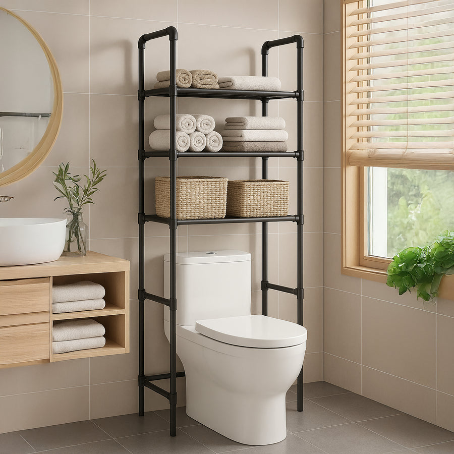 Rack Organizador Metálico para Hogar color Negro