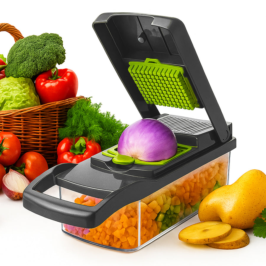 Rebanador de Verduras Multiusos · Set 16 Piezas