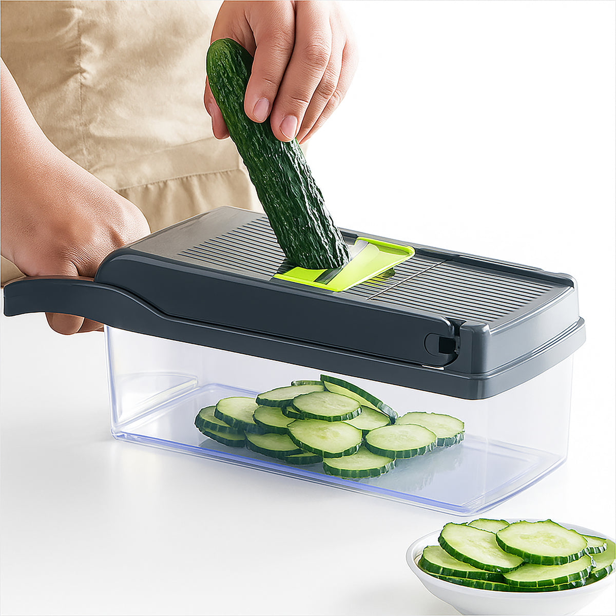 Rebanador de Verduras Multiusos · Set 16 Piezas