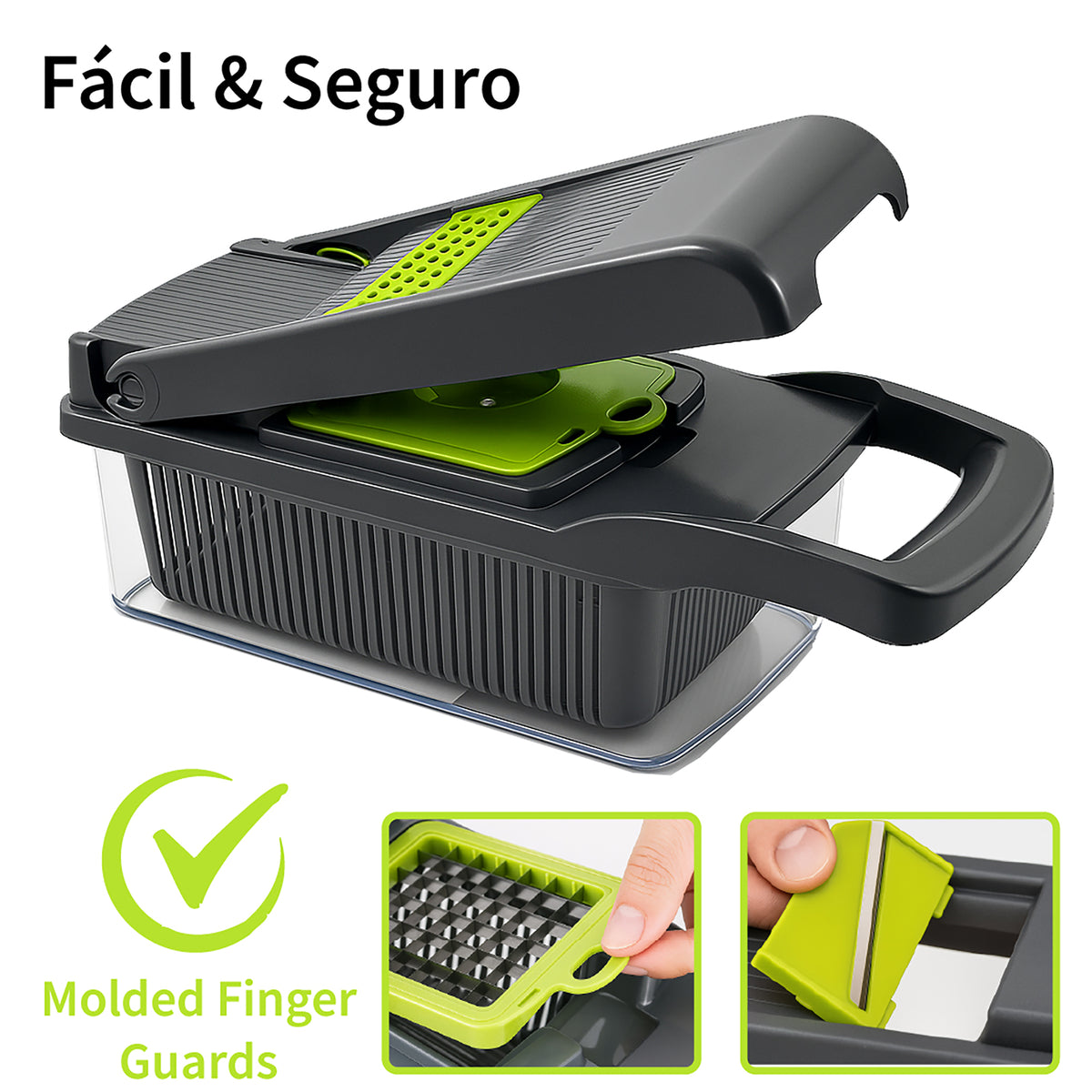 Rebanador de Verduras Multiusos · Set 16 Piezas