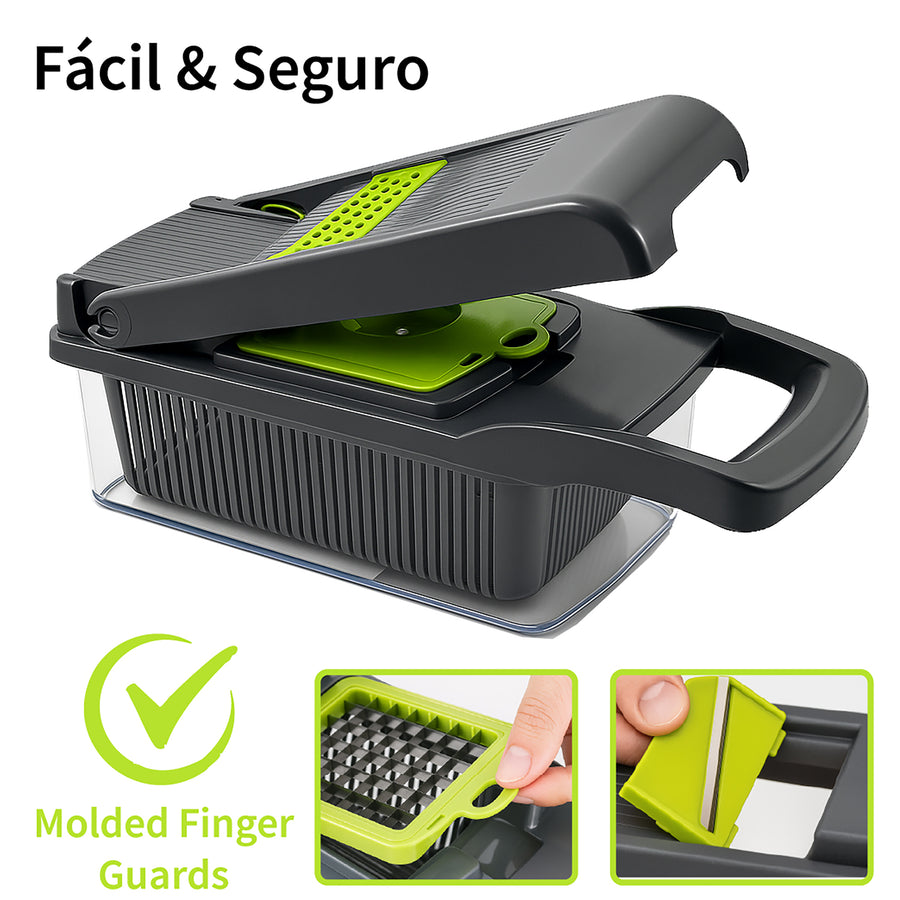 Rebanador de Verduras Multiusos · Set 16 Piezas