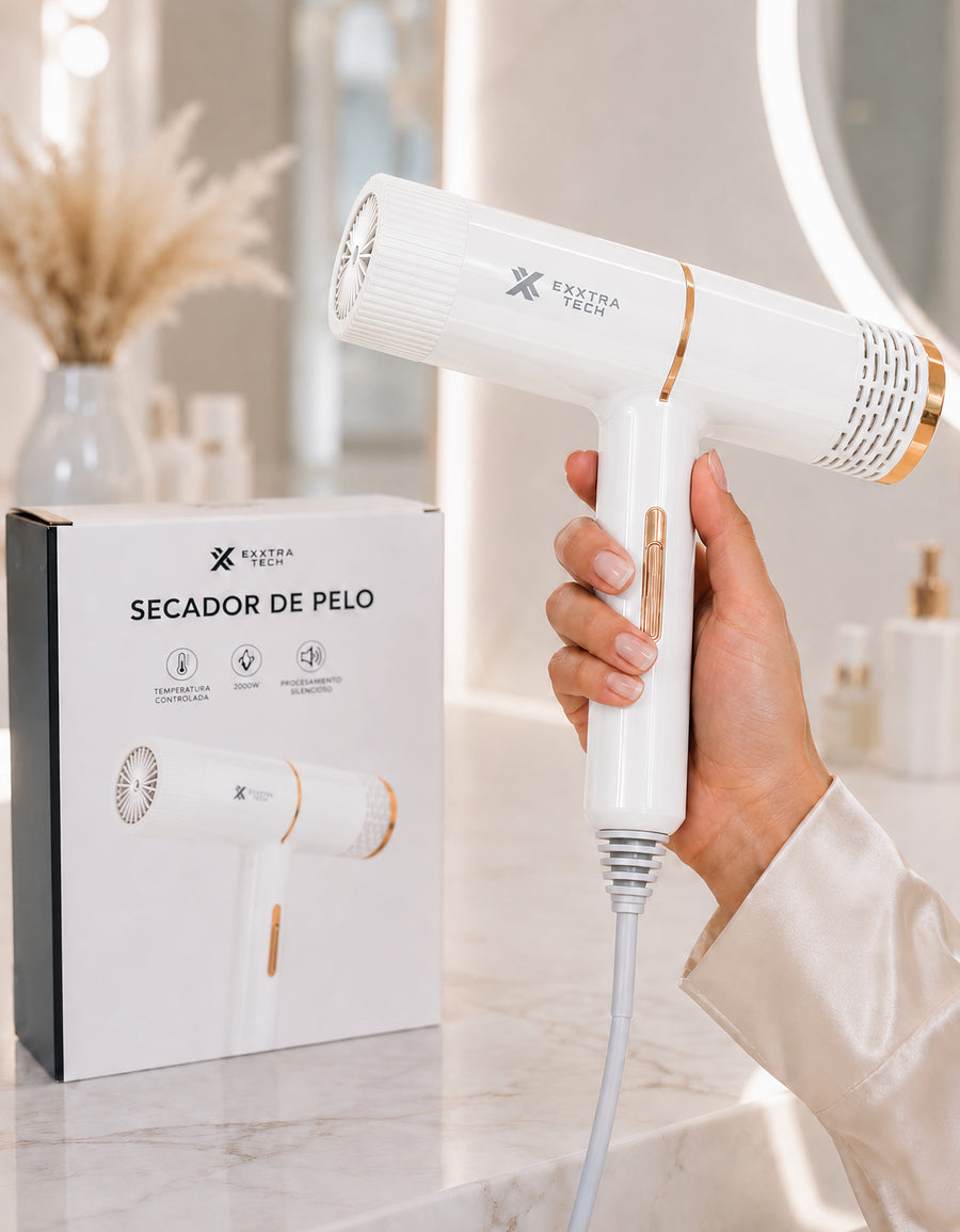 Secadora de Cabello 2000 W con Difusor color Blanco
